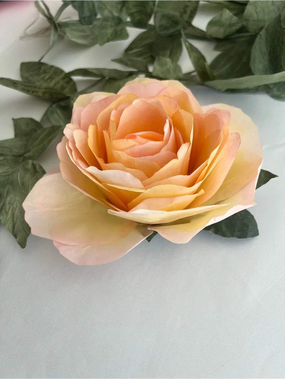 LED Votive cover Rose Accent Bloom. Hand crafted USA